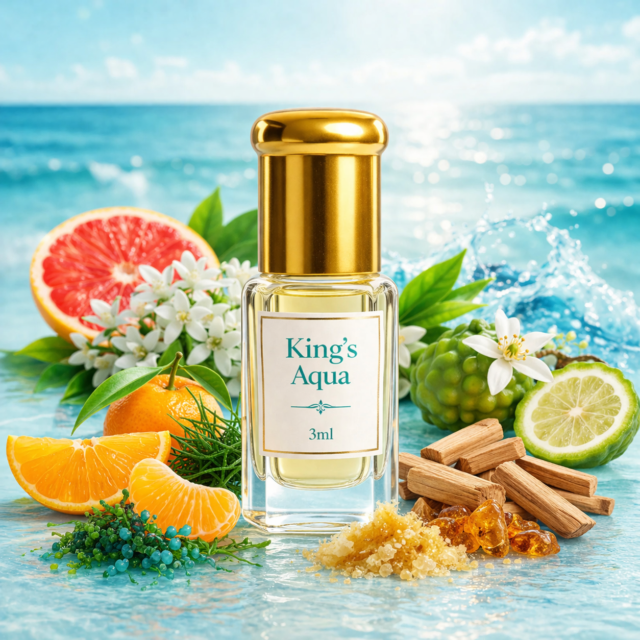 King's Aqua by N36 | Premium Attar Roll-on