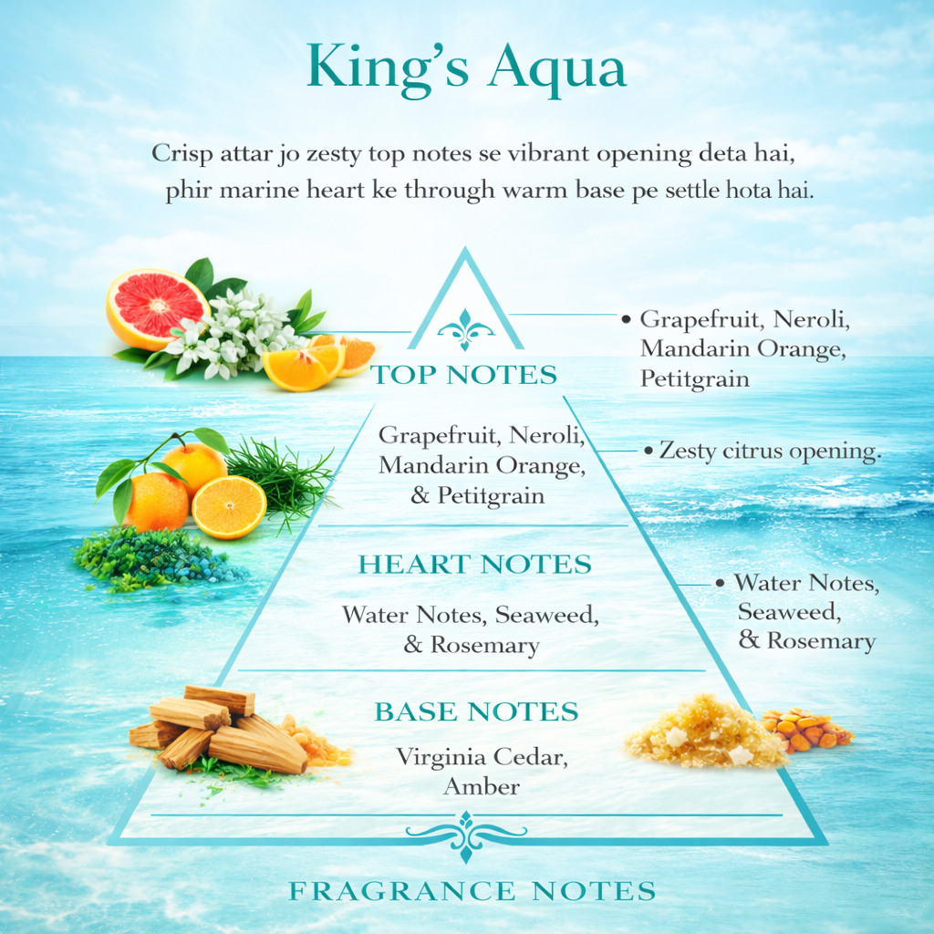 King's Aqua by N36 | Premium Attar Roll-on