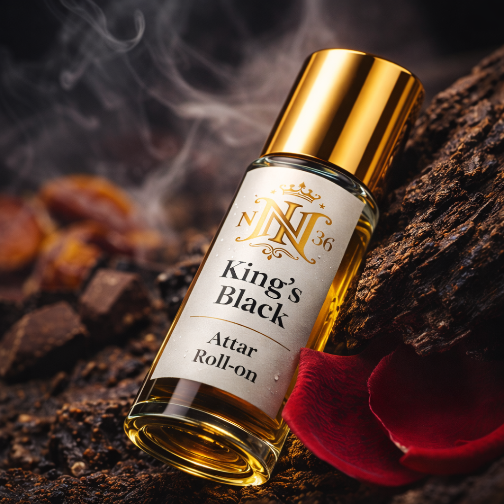 King's Black by N36 | Premium Attar Roll-on