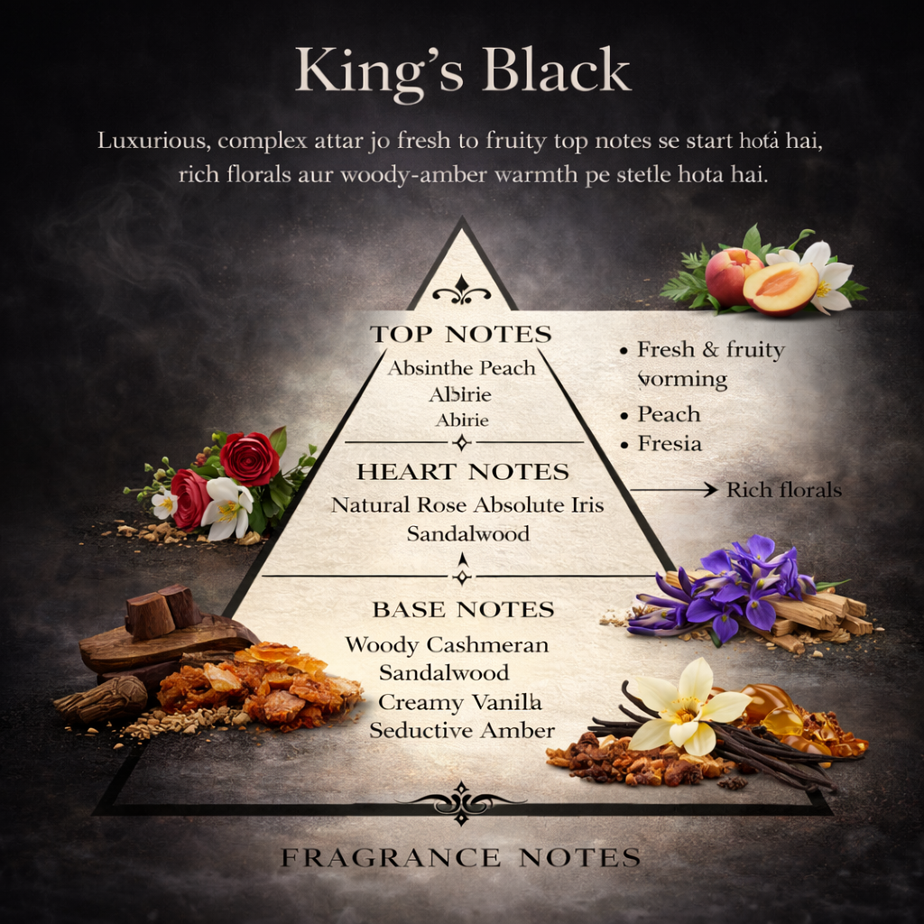 King's Black by N36 | Premium Attar Roll-on