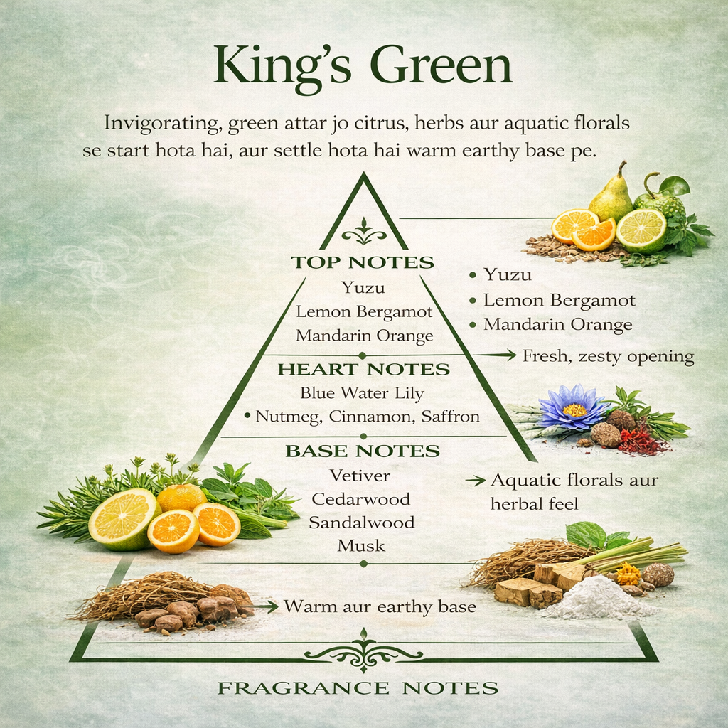 King's Green by N36 | Premium Attar Roll-on